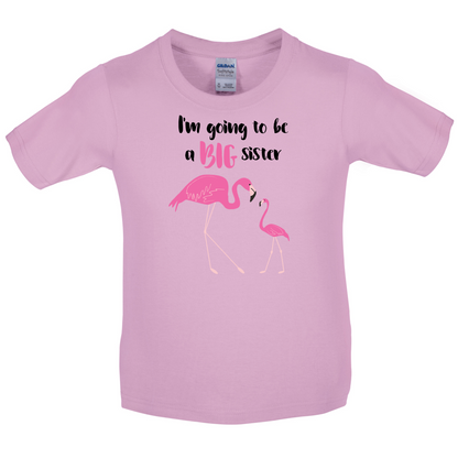 Big Sister Flamingo  Kids T Shirt
