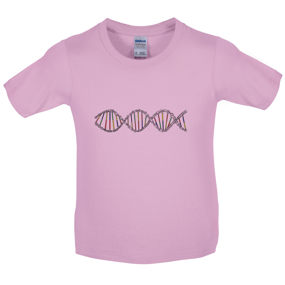 Cycling DNA Kids T Shirt