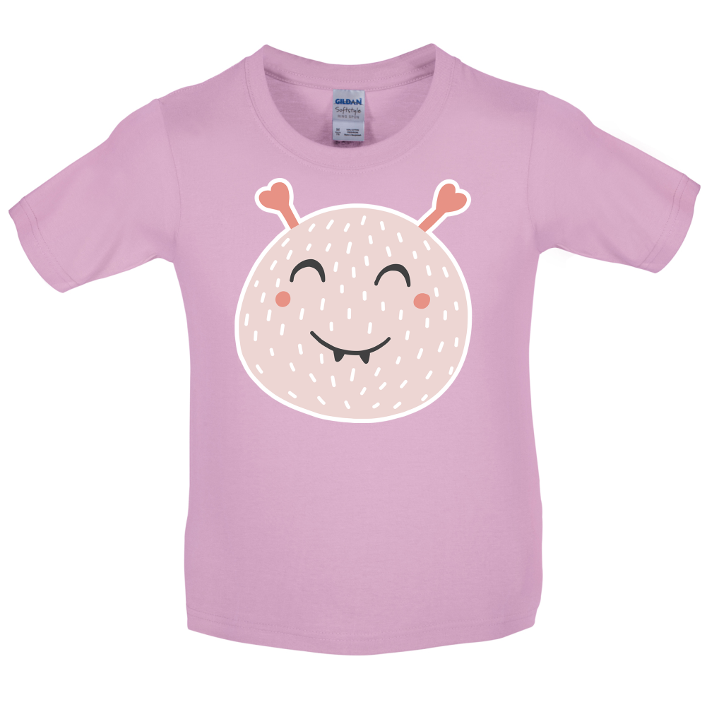 Smiley Face Blob Kids T Shirt