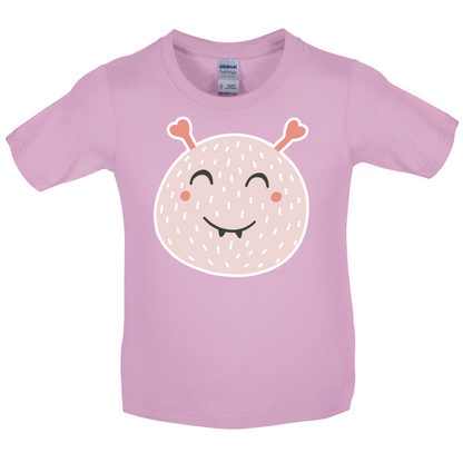 Smiley Face Blob Kids T Shirt