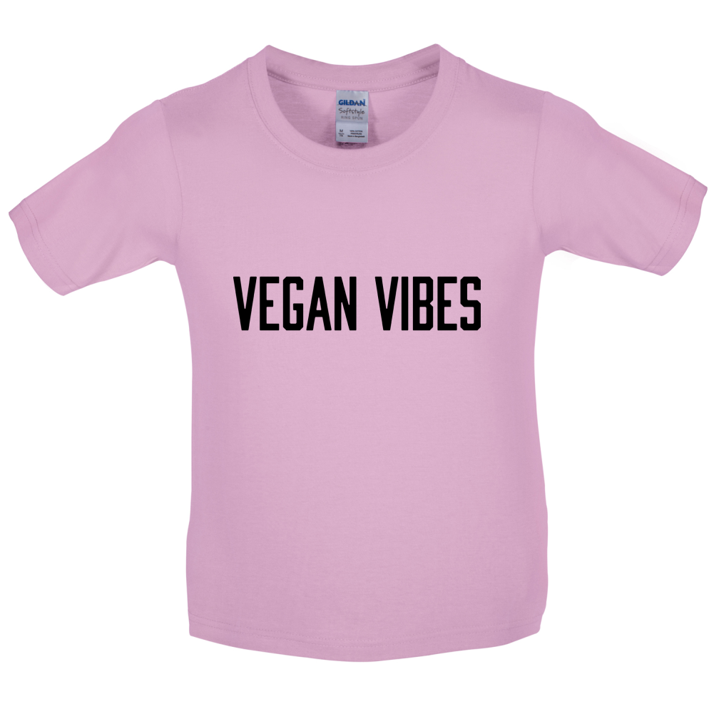 Vegan Vibes  Kids T Shirt