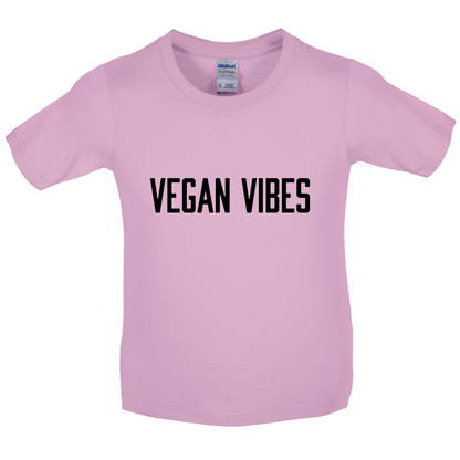Vegan Vibes  Kids T Shirt