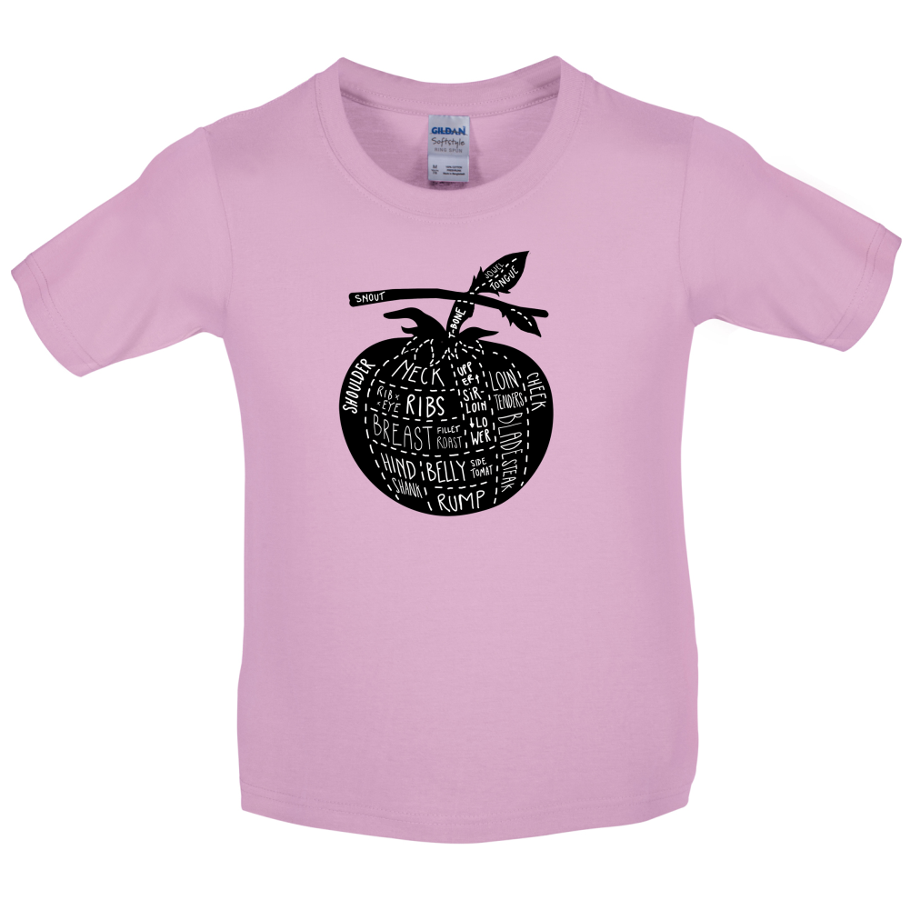 ButcherTomato Diagram Baby T Shirt
