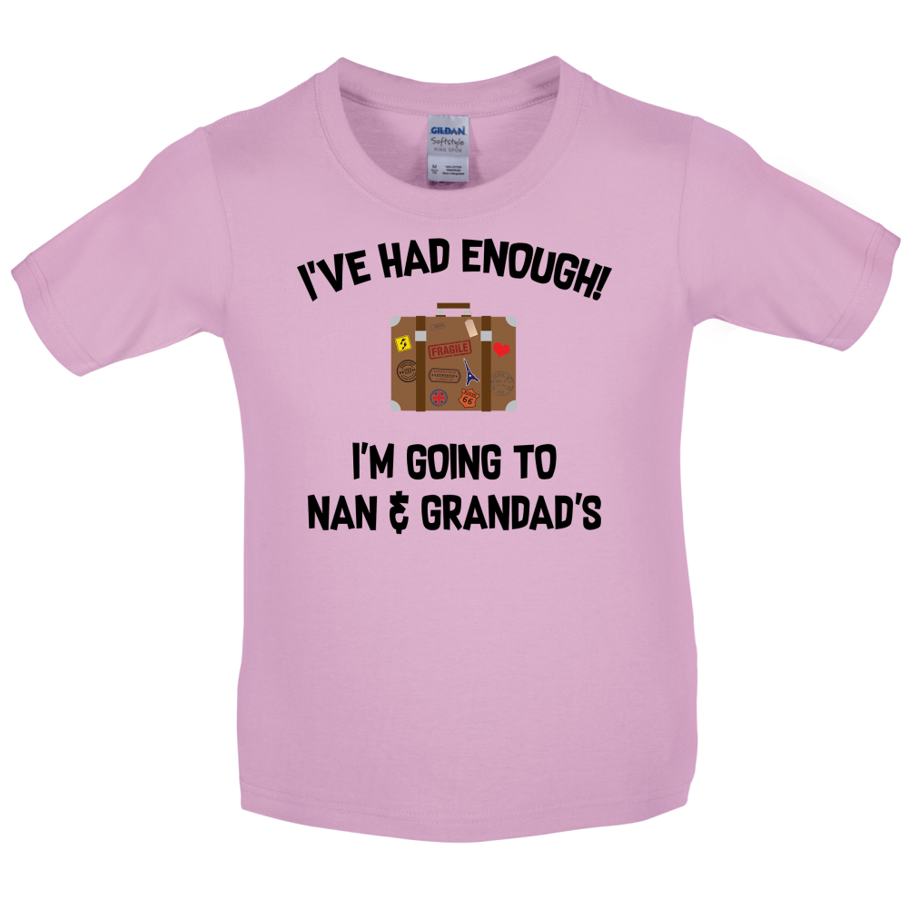 I'm Going To Nan And Grandad's Kids T Shirt