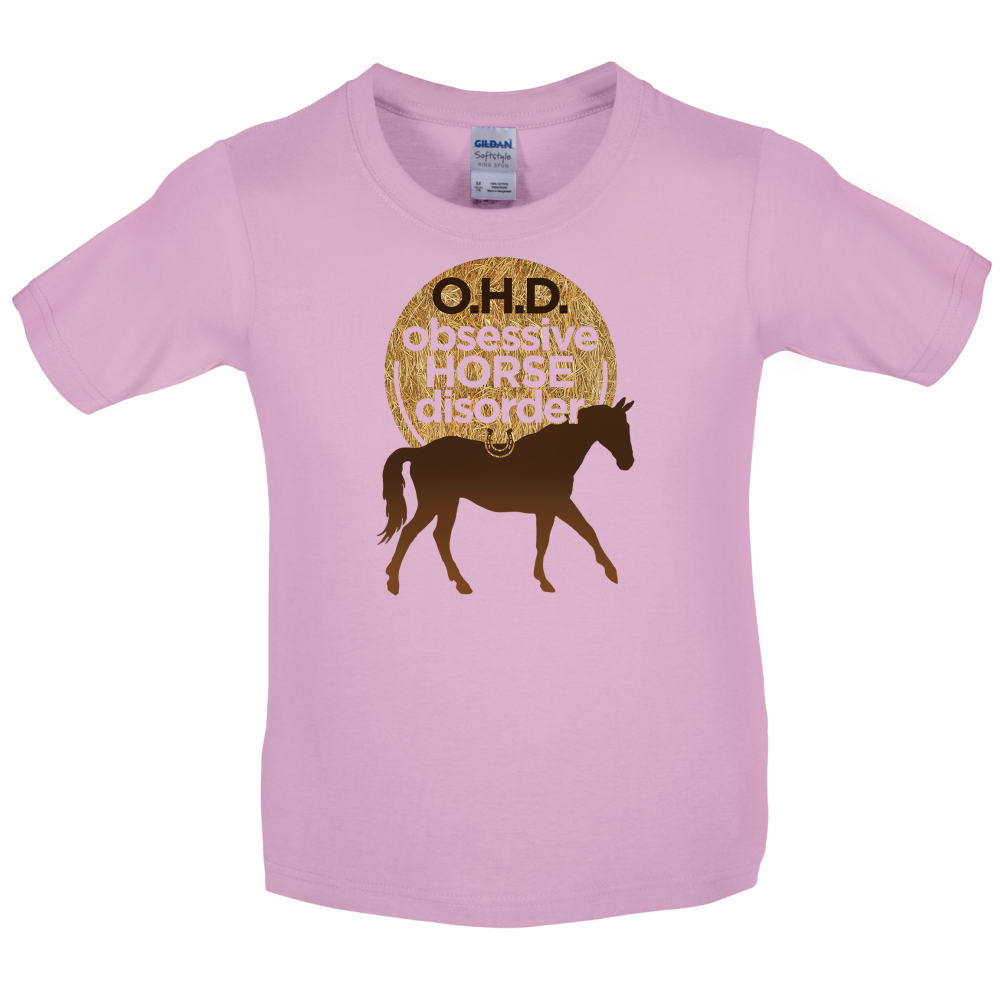 Obsessive Horse Disorder Kids T Shirt