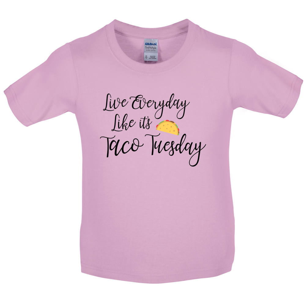 Taco Tuesday Kids T Shirt