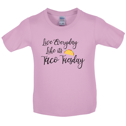 Taco Tuesday Kids T Shirt
