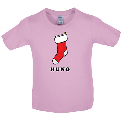 Hung Stocking Kids T Shirt