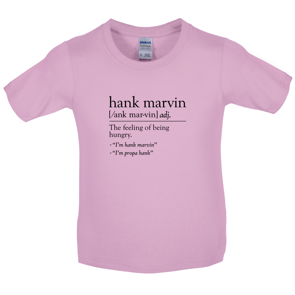 Hank Marvin Definition Kids T Shirt