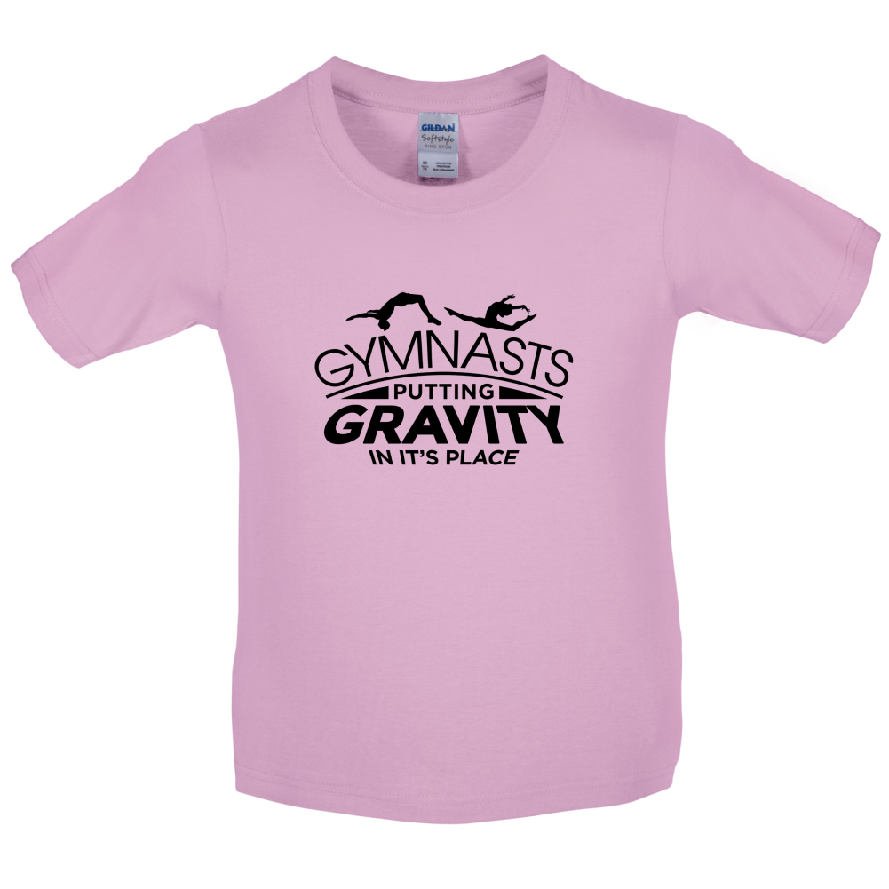Gravity In It's Place Kids T Shirt