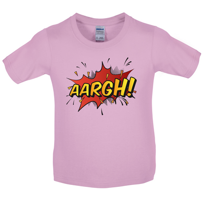 AARGH Word Art Kids T Shirt