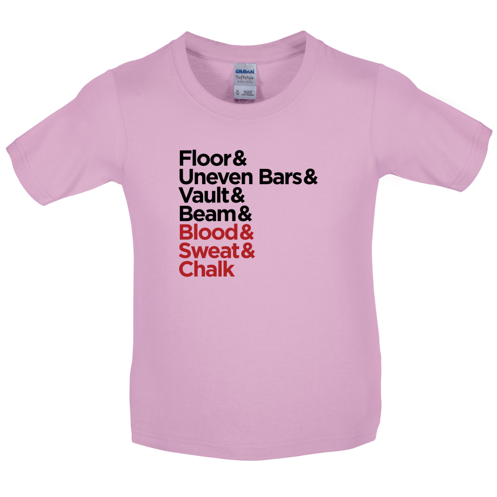 Blood Sweat And Chalk Kids T Shirt