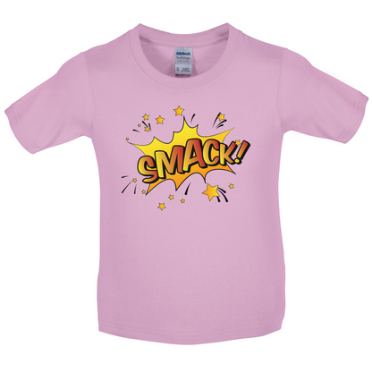Smack! Word Art Kids T Shirt