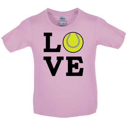 Love Tennis Kids T Shirt