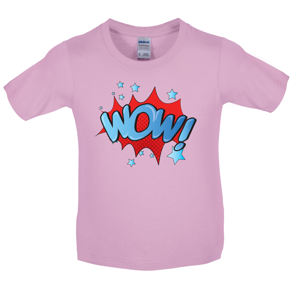 Wow! Word Art Kids T Shirt
