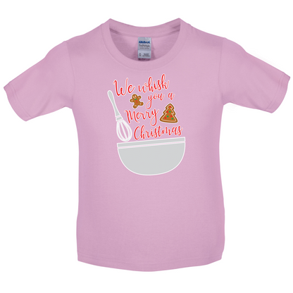 We Whisk You A Merry Christmas Kids T Shirt