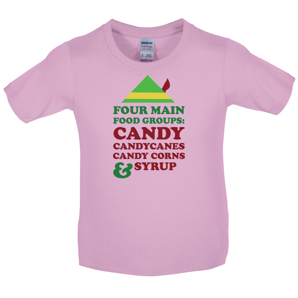 Christmas Food Groups Baby T Shirt