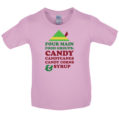 Christmas Food Groups Baby T Shirt
