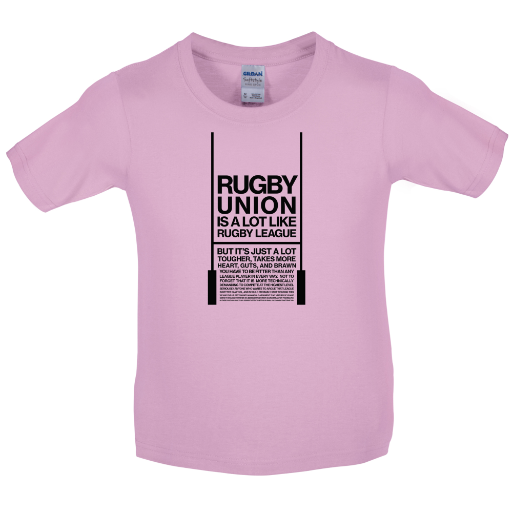 Rugby Union  Kids T Shirt