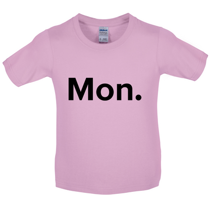 Weekday - Mon Kids T Shirt