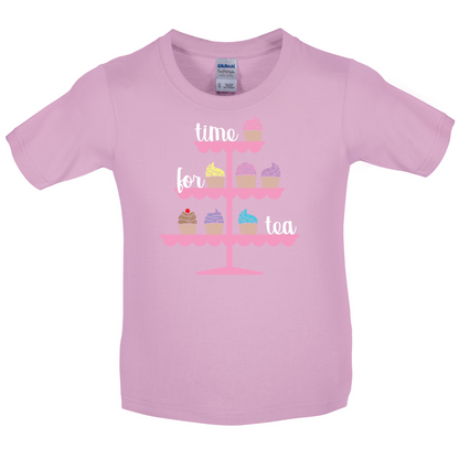 Time For Tea Kids T Shirt