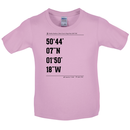 Stadium Coordinates Cherries Kids T Shirt