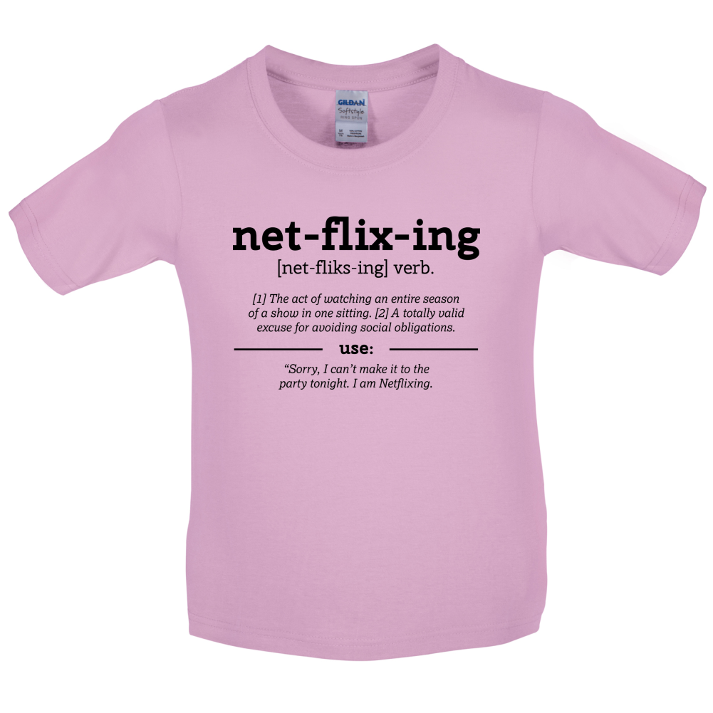 Definition Netflix Kids T Shirt