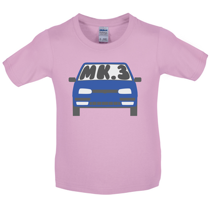 Golf MK3  - Bubble Kids T Shirt