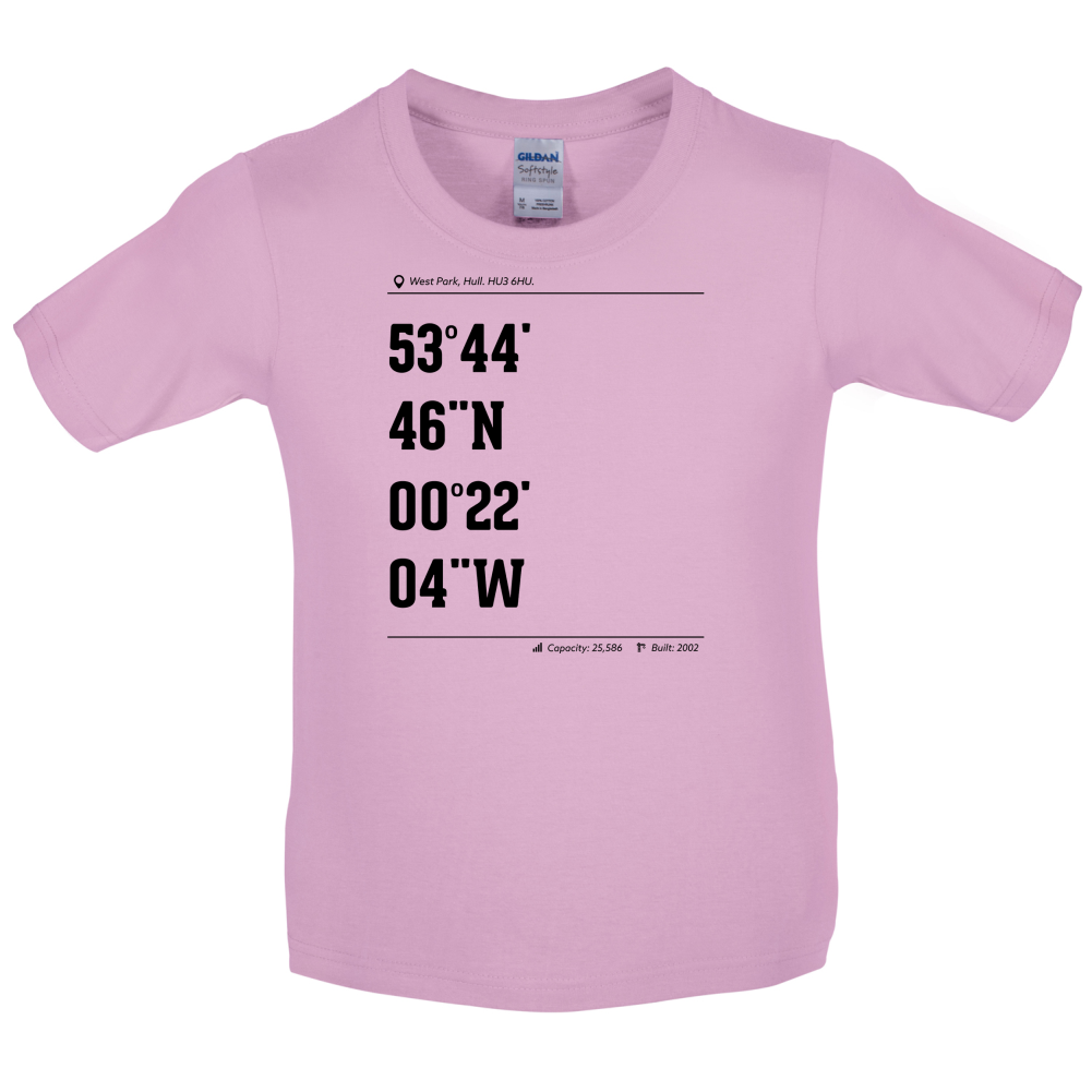 Stadium Coordinates Tigers Kids T Shirt