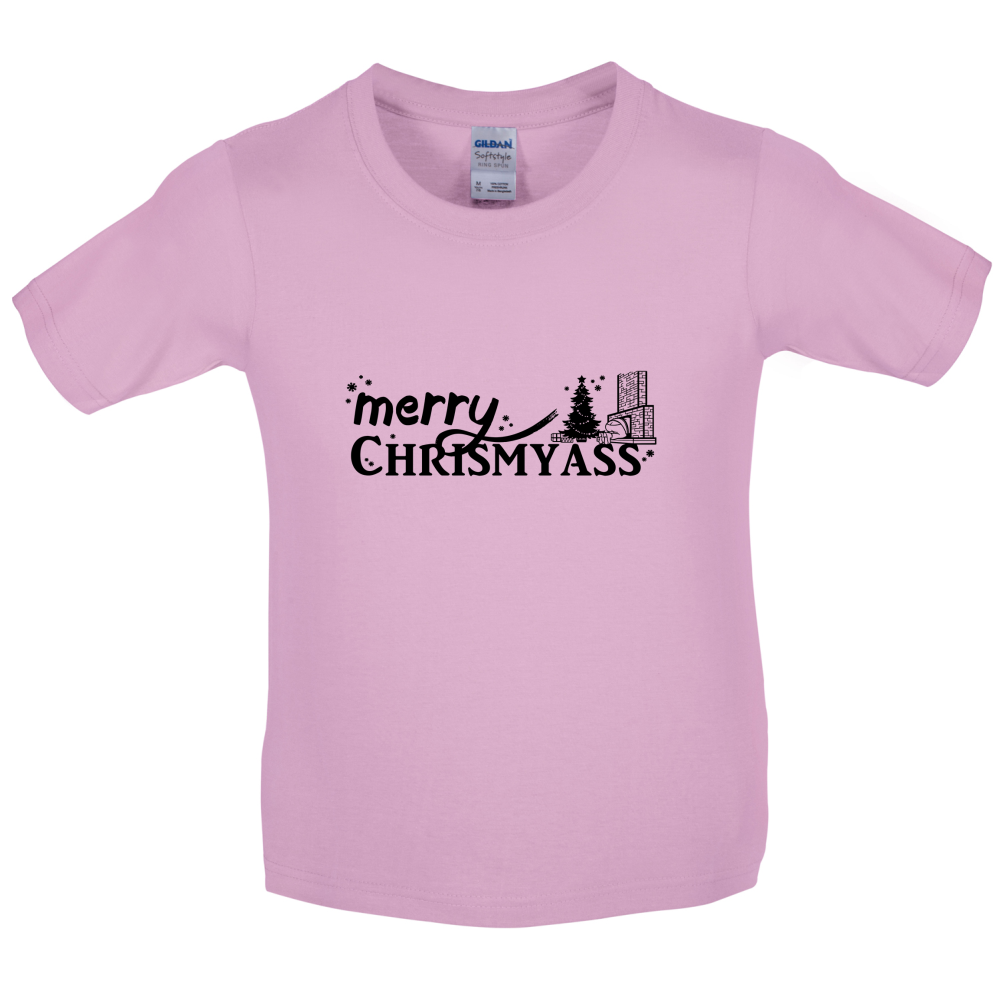 Merry Chrismyass Kids T Shirt