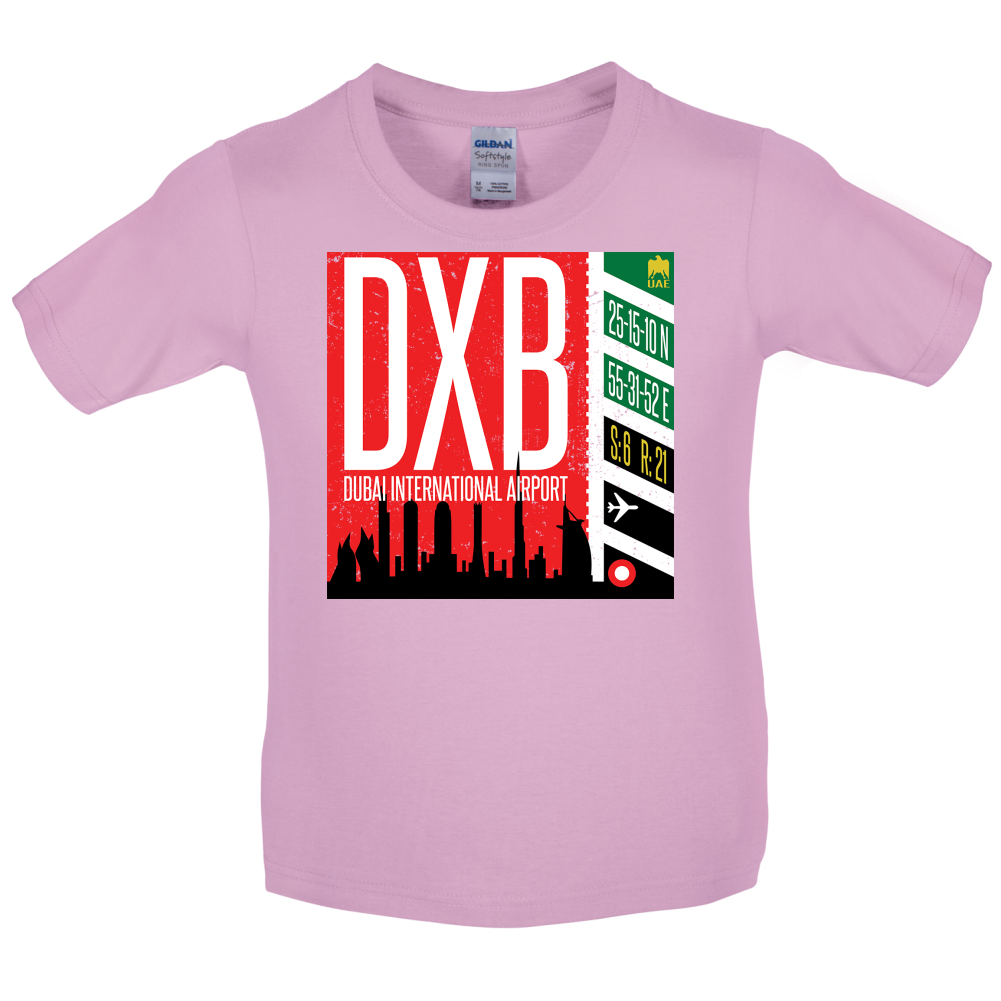 Dubai Airport Kids T Shirt