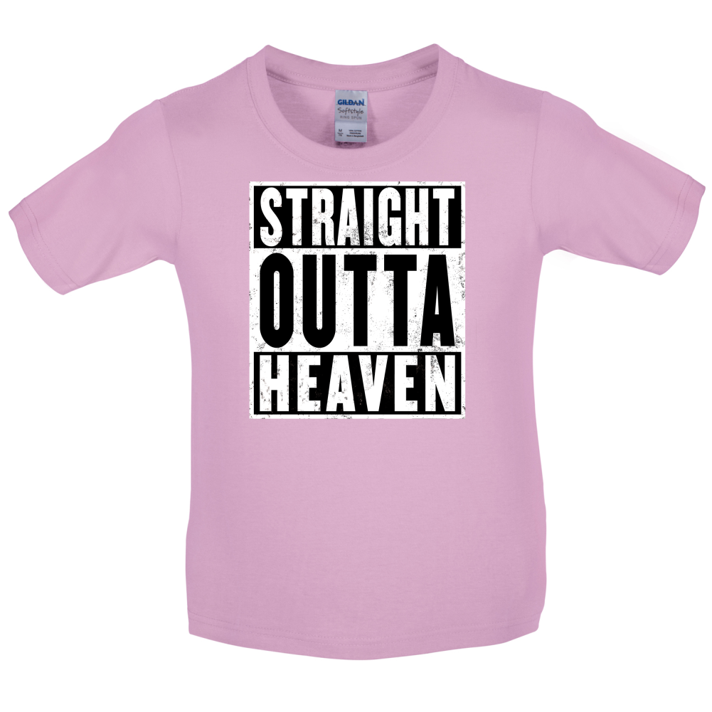 Straight Outta Heaven Kids T Shirt