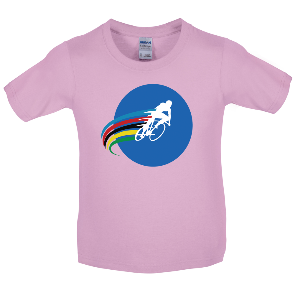 Cycling Stripes Kids T Shirt
