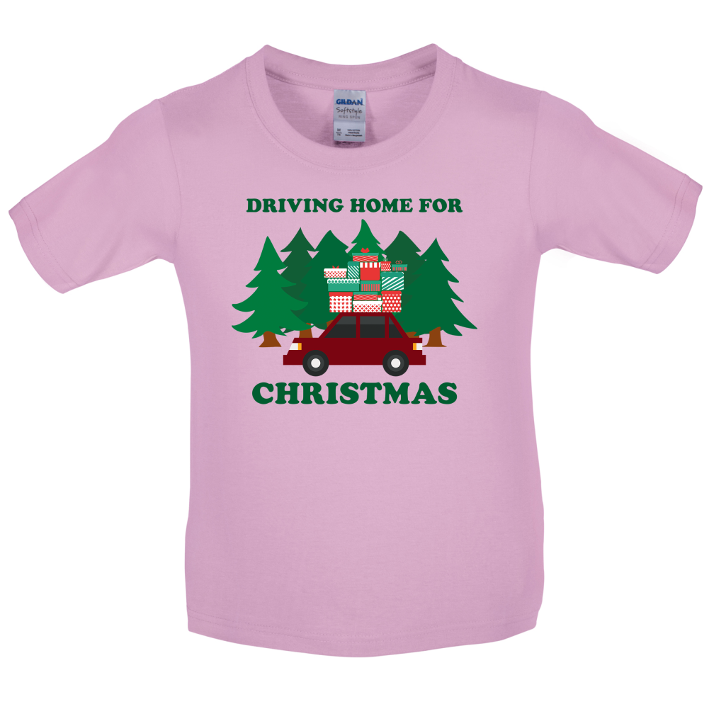 Driving Home For Christmas Kids T Shirt