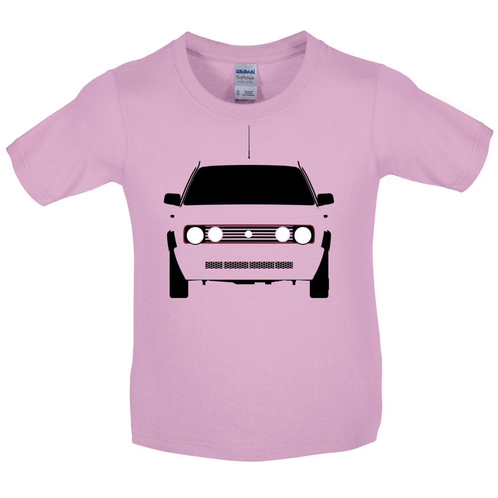 Golf GTI MK2 - Minimal Kids T Shirt