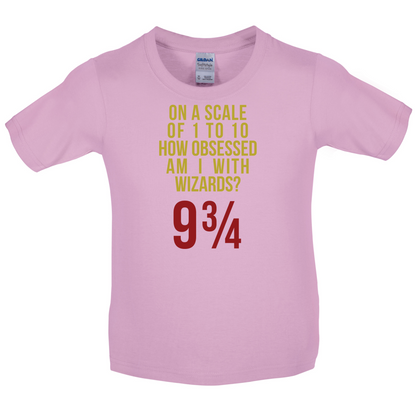 Obsessed With Wizards Kids T Shirt
