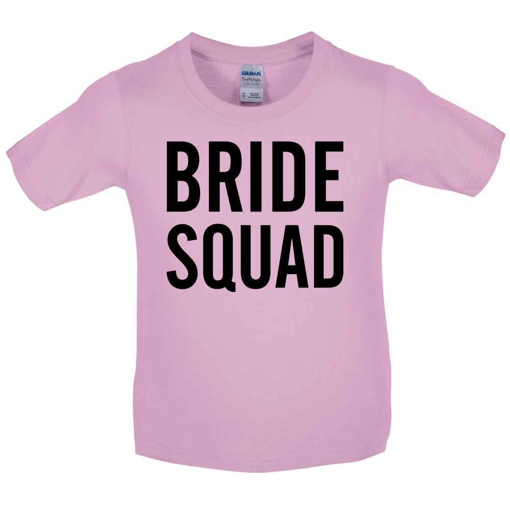 Bride Squad Kids T Shirt