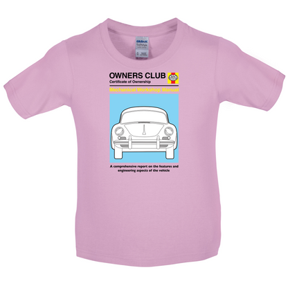 Car Owners Manual 356 Kids T Shirt