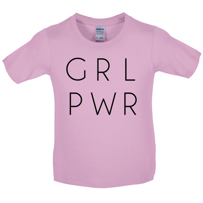 GRL PWR Kids T Shirt