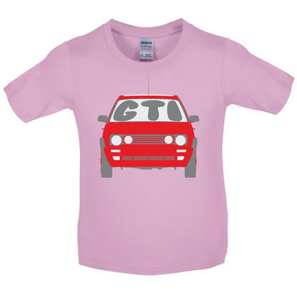 Golf GTI MK2 - Bubble Kids T Shirt