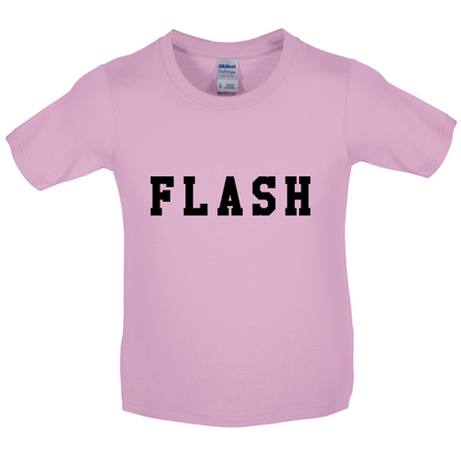 Justcie Flash College Style Kids T Shirt