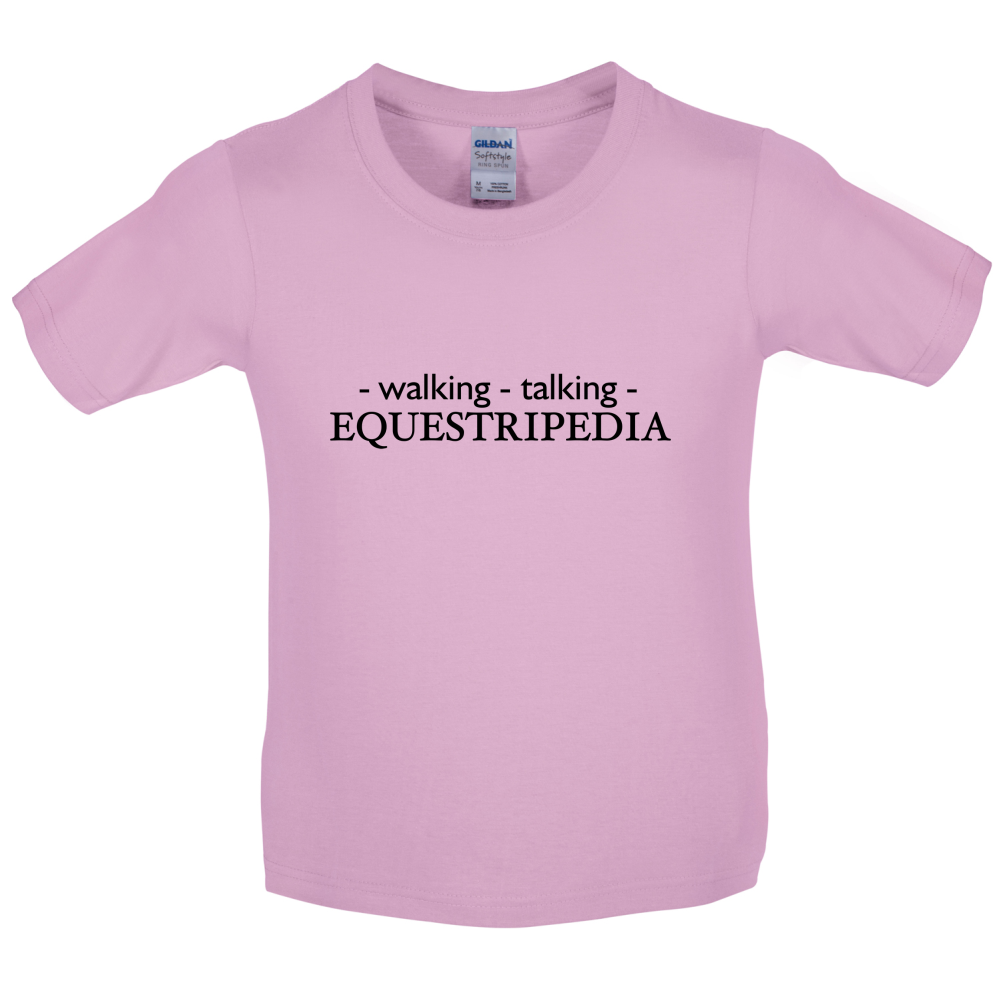 Walking Talking EQUESTRIPEDIA Kids T Shirt