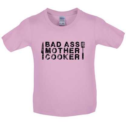 Bad Ass Mother Cooker Kids T Shirt