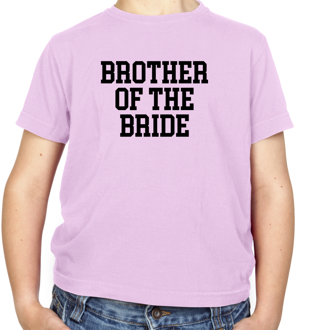 Brother Of The Bride Kids T Shirt