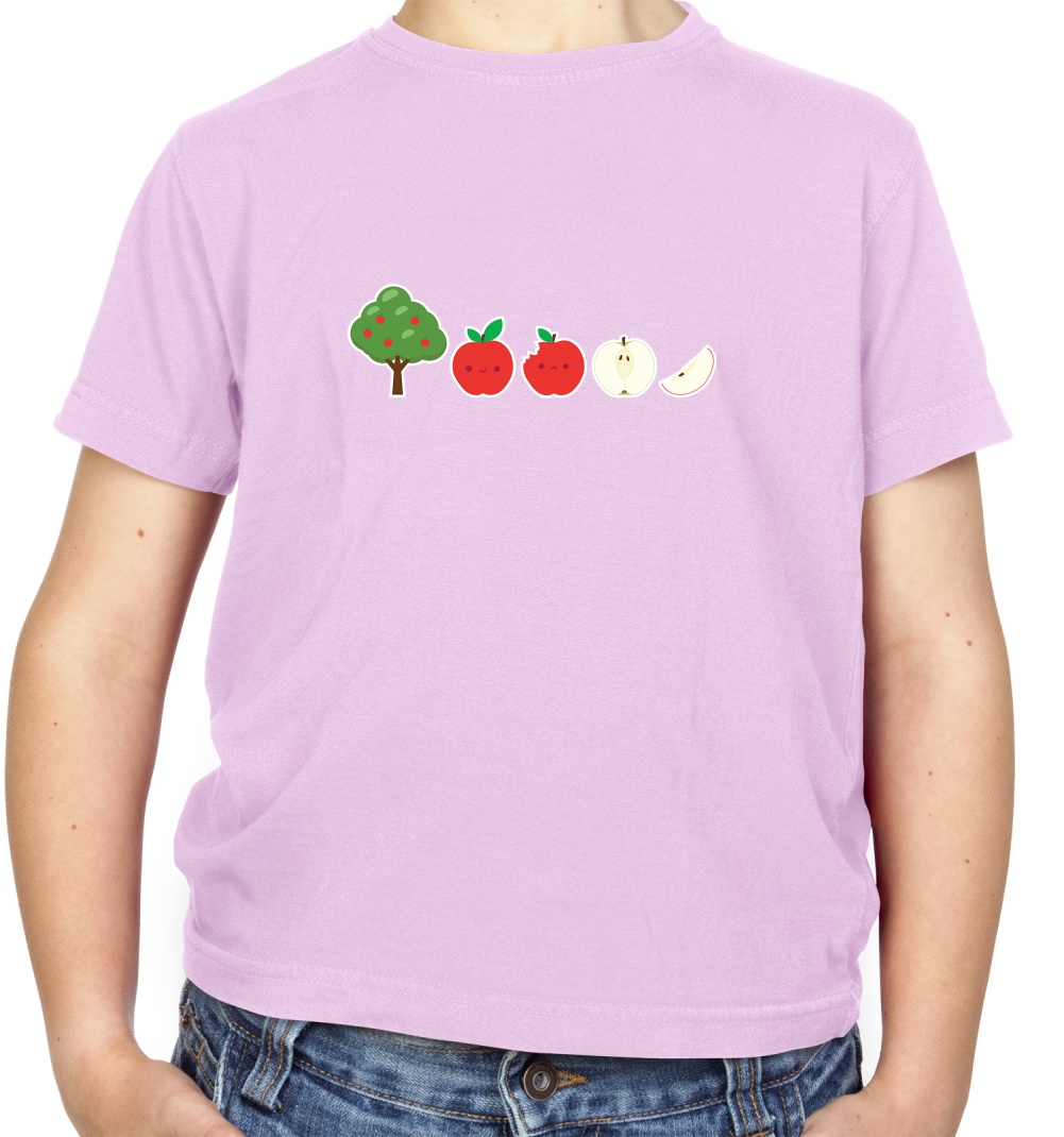 Evolution Of Apple Kids T Shirt