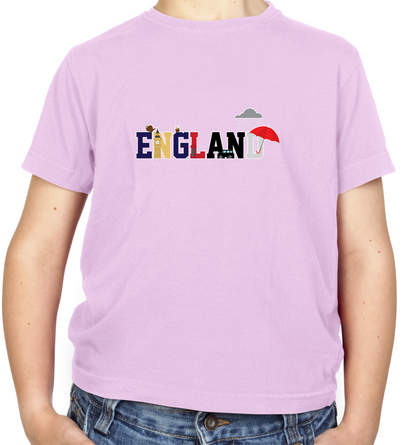 England (Icons) Kids T Shirt