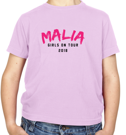 Girls On Tour Malia Kids T Shirt