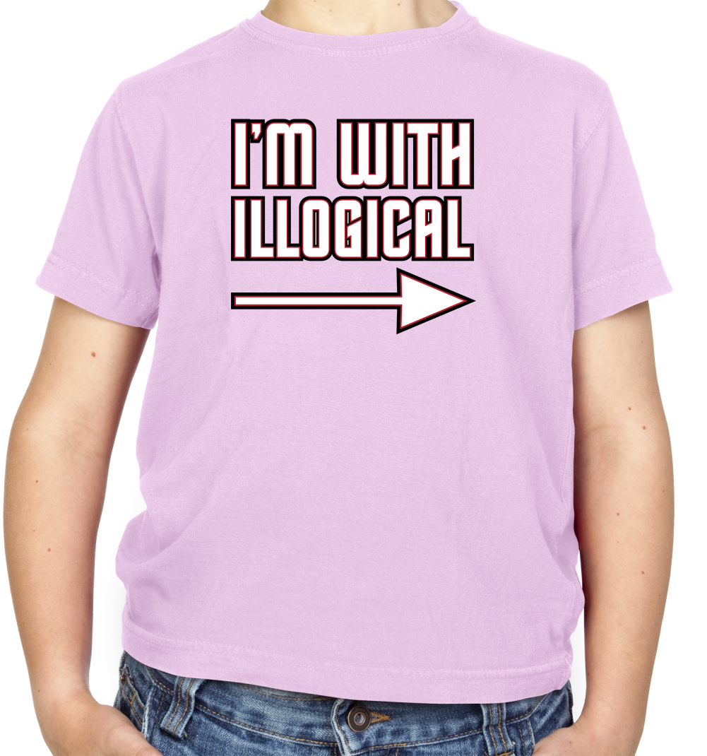 I'm With Illogical Kids T Shirt