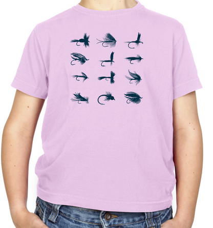 fly Fishing Flies Kids T Shirt