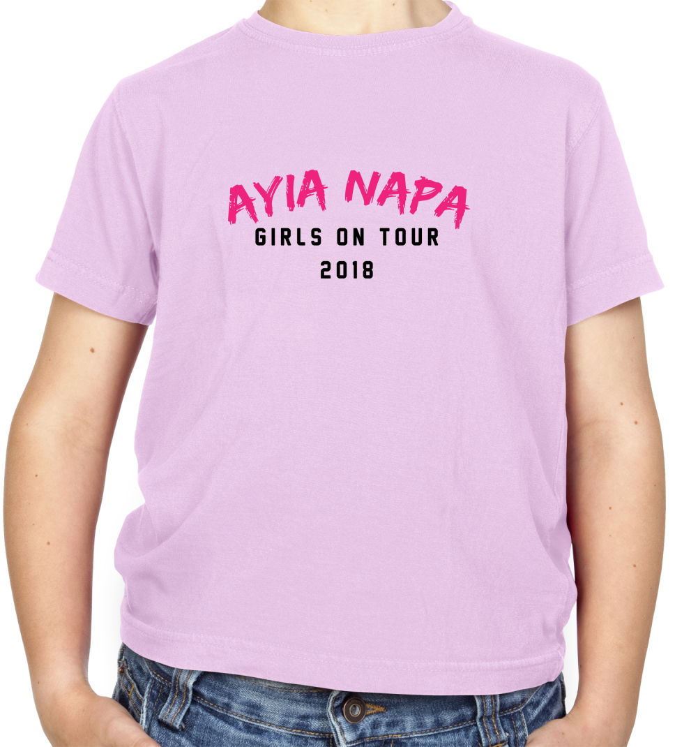 Girls On Tour Ayianapa Kids T Shirt